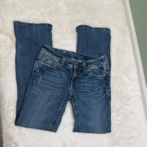 Miss Me embellished Straight Leg Jeans 28